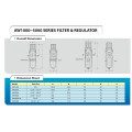 Luftquellenbehandlung Pneumatische G1/4 &quot;G1/8&quot; AW Series Filter &amp; Regulator